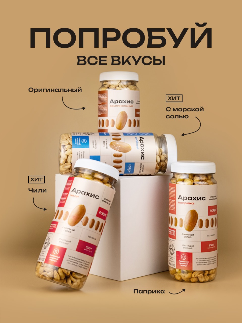 Упаковка орехов Forjoy